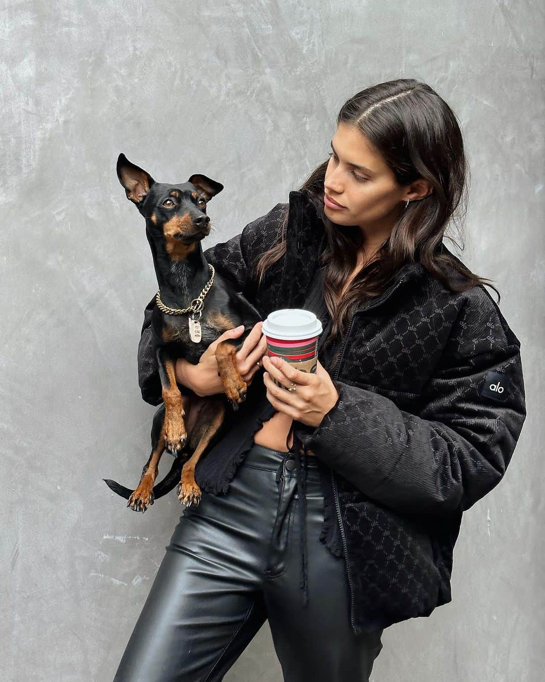 サラ・サンパイオさんのインスタグラム写真 - (サラ・サンパイオInstagram)「Dogs, cappuccinos and @alo」12月1日 8時20分 - sarasampaio