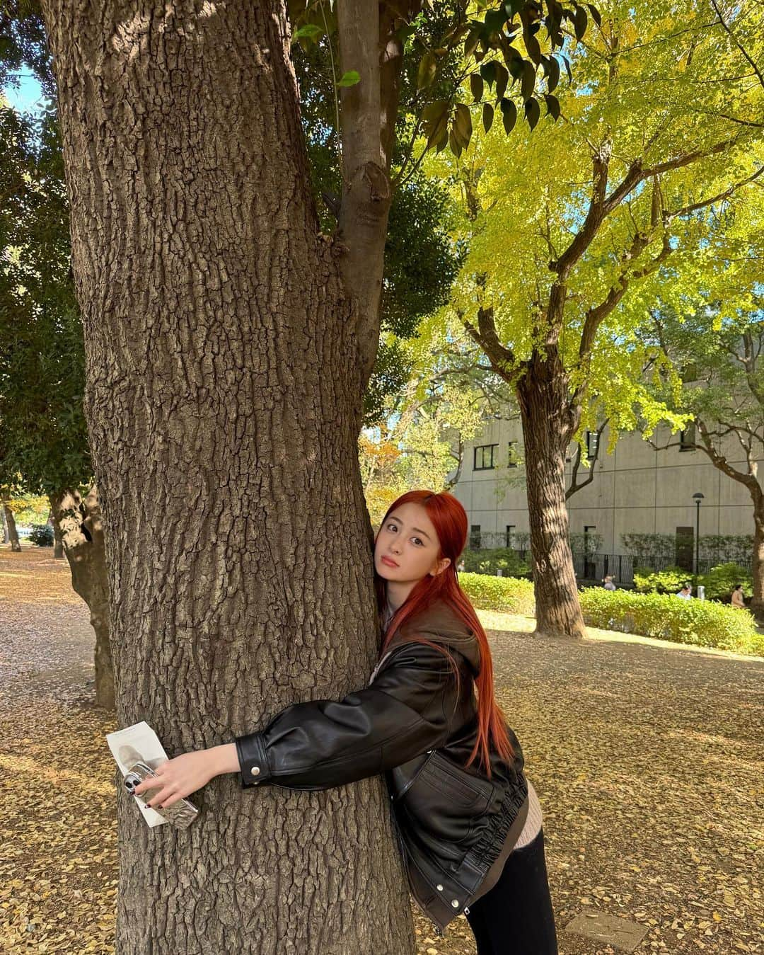 ホ・ユンジンさんのインスタグラム写真 - (ホ・ユンジンInstagram)「tree hugger」12月1日 8時46分 - jenaissante