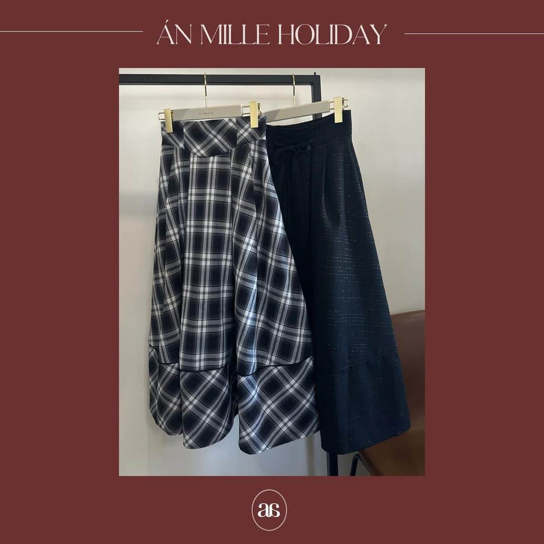 AnMILLEのインスタグラム：「Án MILLE Holiday🎄 new item ㅤㅤㅤㅤㅤㅤㅤㅤㅤㅤㅤㅤㅤ #コルセットフレアロングSK ¥8,900 【CK/tweed】 ㅤㅤㅤㅤㅤㅤㅤㅤㅤㅤㅤㅤㅤ #アンミール #anmille」