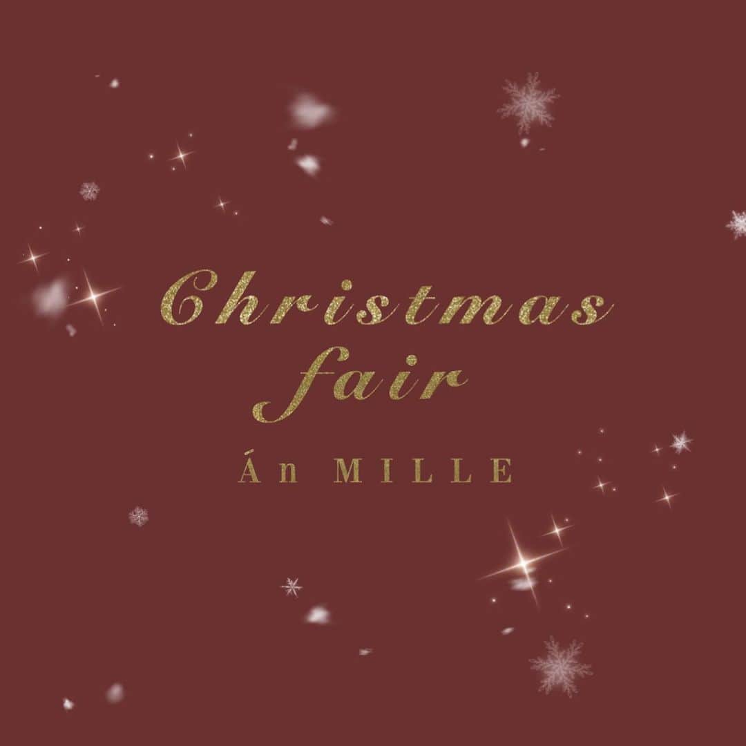AnMILLEさんのインスタグラム写真 - (AnMILLEInstagram)「Án MILLE Christmas fair🎄 ㅤㅤㅤㅤㅤㅤㅤㅤㅤㅤㅤㅤㅤ #アンミール #anmille」12月1日 9時07分 - anmille.official