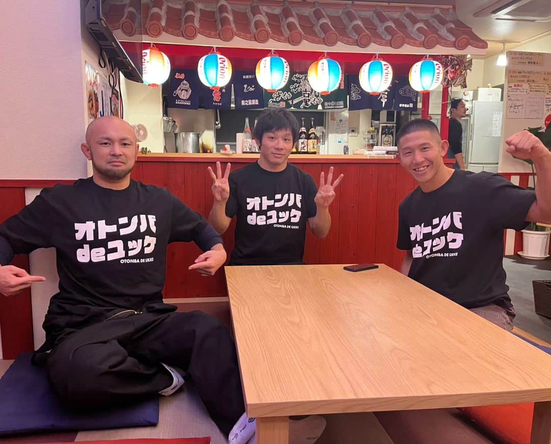 斎藤裕のインスタグラム：「雅君の祝勝会と大木さんの退院祝いで撮影しました。自分の近況など試合についても話してます。  来週の公開をお待ち下さい🙇」