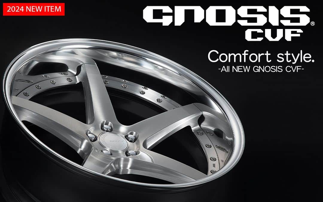WORKのインスタグラム：「Comfort style. -All NEW GNOSIS CVF  GNOSISからプレミアムカーに相応しい、エレガントでスポーティーな5スポークホイールが新登場。 CVシリーズの代名詞であるコンケイブデザインで、シンプルながら存在感あふれる美しいシルエットを実現しています。  詳細はコチラ https://www.work-wheels.co.jp/wtopics/news/97/  #work #workwheelsjapan #ワークホイールズジャパン」