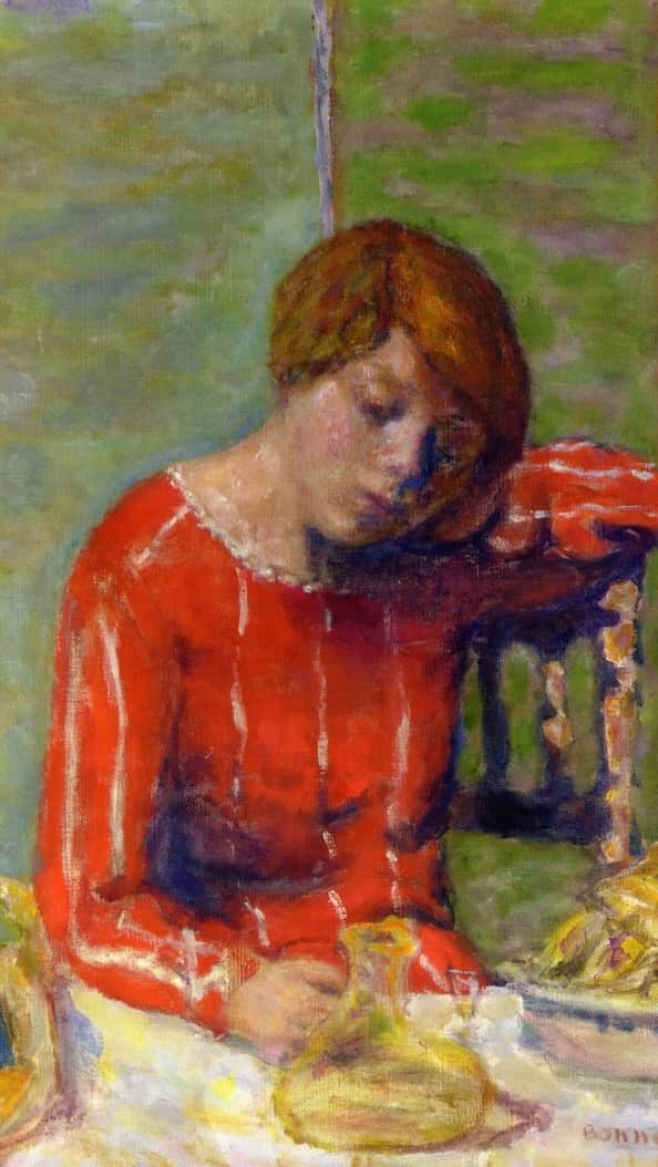 テート・ギャラリーのインスタグラム：「‘Imagination is merely the exploitation of our memory.‘ - Pierre Bonnard 💭  Pierre Bonnard relied on memory to create his work, often making sketches in pencil then painting in vivid colour once back in his studio, capturing the spirit of what he remembered. The subject he went back to most was Marthe de Méligny, his lifelong partner.   The pair met in Paris in 1893, and were together until her death 49 years later. Bonnard made over 300 paintings of their daily life together - sipping coffee at the kitchen table, sat beside their dogs, falling asleep on the sofa. Many of his paintings feel like a snapshot of these fleeting moments. Marthe suffered from tuburculosis and bathing provided relief for her symptoms, and so in many of Bonnard’s paintings we find Marthe in the tub. These intimate views were part of their daily life together. ❤️  This is an excerpt of Rosanna McLaughlin, writer and arts editor, taken from our podcast episode ‘The Art of Memory’. In this episode, we ask how can our senses provoke memories and how can our past inspire us? Click the link in bio to listen wherever you get your podcasts. 🎧 #PierreBonnard」
