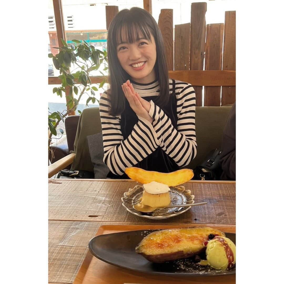 希山愛さんのインスタグラム写真 - (希山愛Instagram)「* #おいもすたぐらむ  and 喫茶の  #焼き芋プリン と #大人アイスる芋 🍠  固めのプリンでお芋濃厚で お芋チップスまで美味しかった〜！ お芋のブリュレはお芋の甘さと ブリュレの苦さとピスタチオの大人な感じが いい感じにマッチして美味しかったです‪☺️✨️  #お芋好きにはたまらん #お芋 #お芋スイーツ #福岡カフェ #筑後カフェ #久留米カフェ #芋プリン #プリン #焼き芋 #焼き芋ブリュレ  #oimo #followme #99line」12月1日 21時34分 - kiyama_ai_official