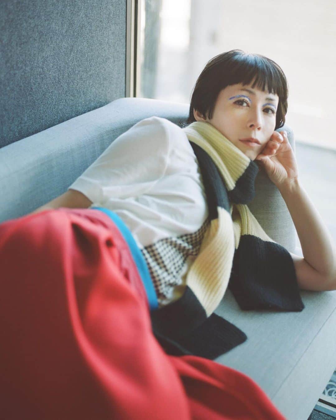 伊藤信子のインスタグラム：「for @kaela_official 🧣💓@buildingbuildingmag #itonobukoworks」