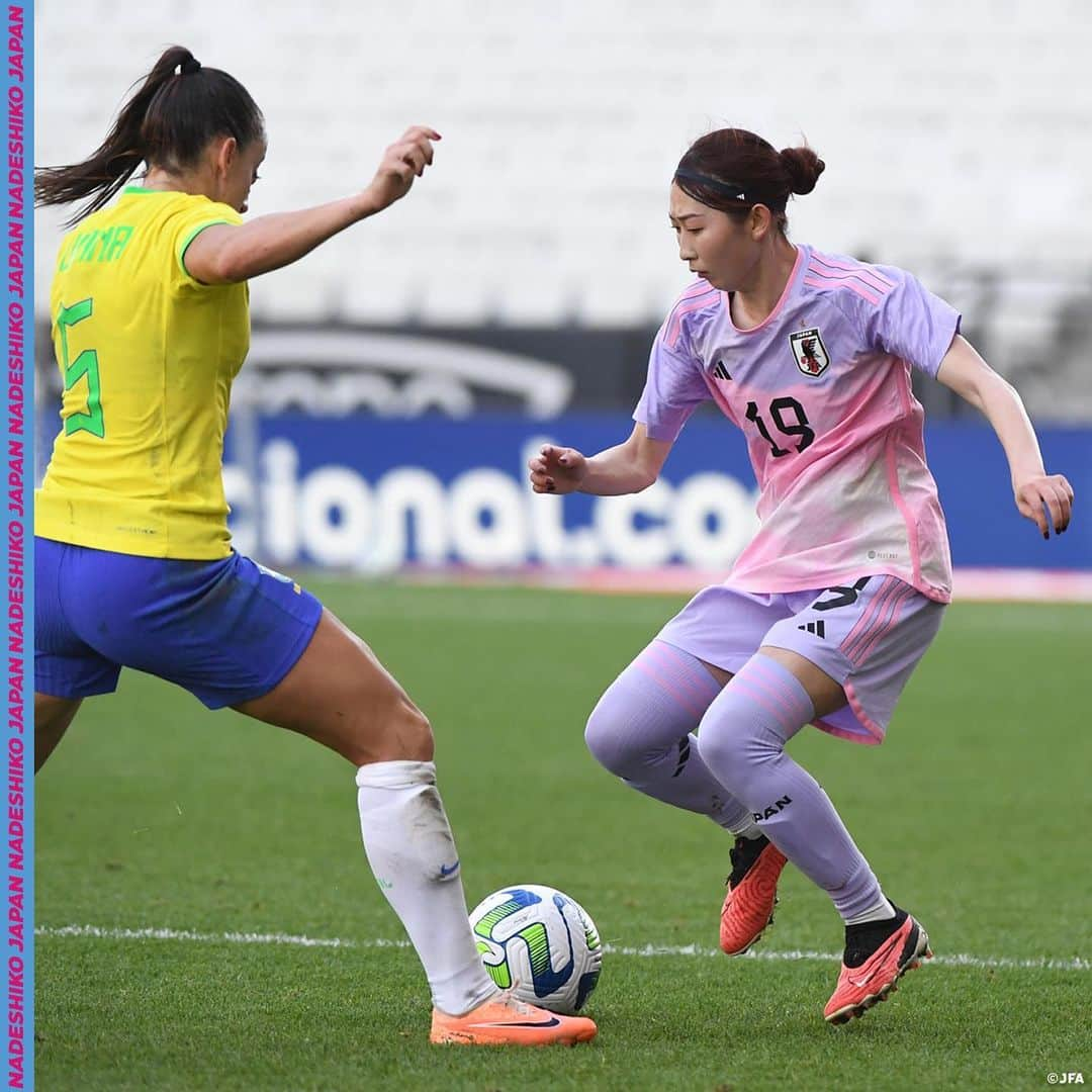 日本サッカー協会さんのインスタグラム写真 - (日本サッカー協会Instagram)「. 【2023.12.1 Photo Report④📸】  🏆国際親善試合 🇯🇵なでしこジャパン 3-4 ブラジル🇧🇷 ⌚️3:15(🇯🇵) 🏟Neo Quimica Arena(ブラジル)  21 #平尾知佳(GK) 2 #清水梨紗 3 #南萌華 4 #熊谷紗希(C) 7 #宮澤ひなた 9 #植木理子 10 #長野風花 12 #古賀塔子 13 #遠藤純 14 #長谷川唯  15 #藤野あおば  𝐒𝐔𝐁🔄 1 #山下杏也加(GK) 18 #田中桃子(GK) 5 #三宅史織 6 #杉田妃和 8 #猶本光 11 #田中美南 16 #林穂之香 17 #清家貴子 19 #中嶋淑乃 20 #石川璃音  22 #谷川萌々子  監督 #池田太  #BEYOURBESTSELF #最高の自分であれ #夢への勇気を #jfa #daihyo #nadeshiko #なでしこジャパン」12月1日 14時26分 - japanfootballassociation