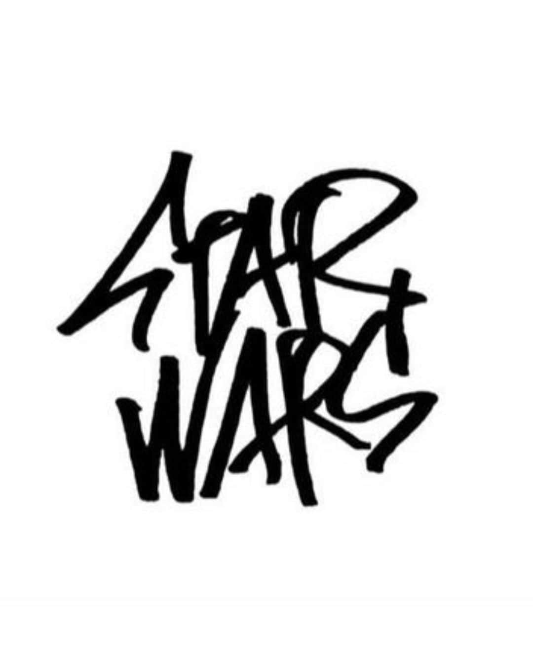 Shing02のインスタグラム：「From Okinawa to a Galaxy Far, Far Away... STAR WARS x LIBERTY FORCE OFFICIAL COLLAB TAG BY SHING02 予約販売〆切12/3迄‼️ 👉www.libertyforce.jp 🙏 @libertyforce_teruya @starwars @lucasfilm   フォースを感じて目を瞑って書いたタギングです。」