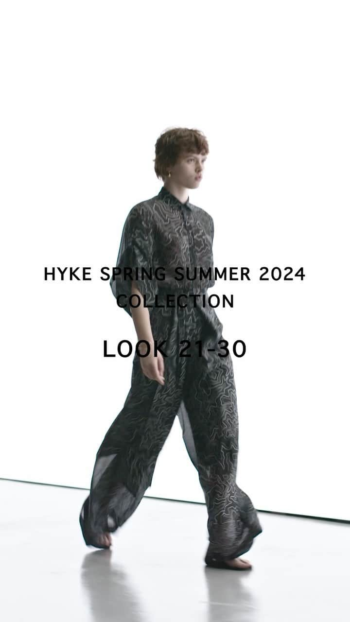 HYKEのインスタグラム：「HYKE SS 2024 #hyke」