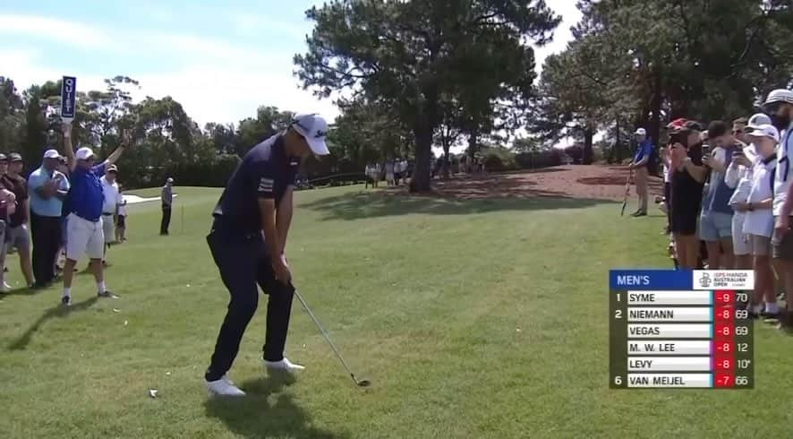 星野陸也のインスタグラム：「オーストラリアンオープン2日目⛳️ 林越え🏌️‍♂️ 9Iマン振り🤣 #Australia #シドニー」