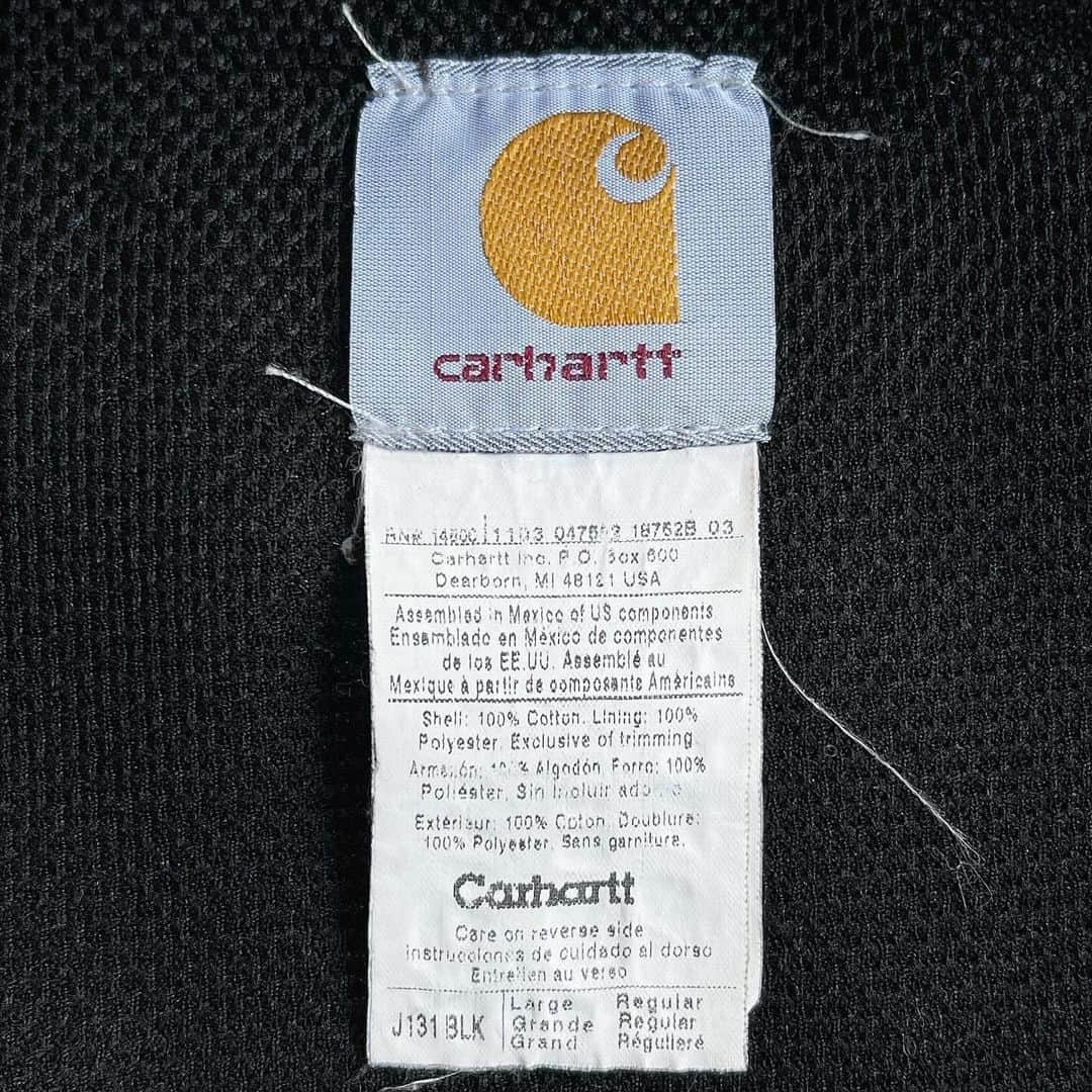 DROP...vintage select shopさんのインスタグラム写真 - (DROP...vintage select shopInstagram)「1990s Carhartt Activ Parka Black MADE IN USA 【L】  しっかり色残りしてるブラック🐦‍⬛  サイズもL-Regと抜群です。」12月1日 17時48分 - tokyo_drop