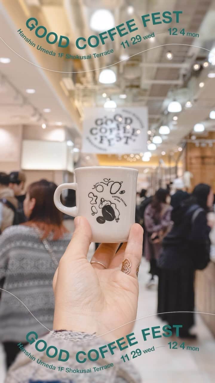 goodcoffeemeのインスタグラム：「. GOOD COFFEE FEST@HANSHIN 2023 winter 11月29日(水)〜12月4日(月)の6日間、大阪・阪神梅田本店1F「食祭テラス」で開催中！！ その様子を動画でどうぞ！  今回のテーマである、「ASIA」、 飲んでみて驚きがあり、まだまだ知らないコーヒーの魅力を感じてます！  明日から土日にかけて、Chè 333(@che_333) さんが出店！ 美味しいベトナムスイーツをご用意していただいてます。  是非、コーヒーと一緒にお楽しみください！  ＜#GCF 2023 winter 出店ショップ＞ ・COFFEE TRUNK COFFEE × +trunk／愛知＆中国 (@trunkcoffee) AKHA AMA COFFEE JAPAN／東京 (@akhaamacoffee.japan) Blue Tokai Coffee Japan／栃木 (@bluetokaicoffeejapan) COFFEE COUNTY／福岡 (@coffeecounty) Coffee Supreme／東京 (@coffee_supreme_jpn) ignis／東京 (@igniscoffee) Kopikalyan Japan／東京 (@kopikalyanjapan) LIGHT UP COFFEE／東京 (@lightupcoffee) Pharos Coffee／東京 (@pharoscoffee) K COFFEE／奈良 (@k_coffee2014)  ・OTHER SR coffee & ice cream／東京 (@sr_coffee_icecream_jimbocho) Chè 333／東京 (@che_333) ＊12/2, 12/3のみ  ・GOODS Kigu／京都 (@kigu.coffee) COFFEE TIME WITH VAUGHAN／東京 (@coffee_twv)」