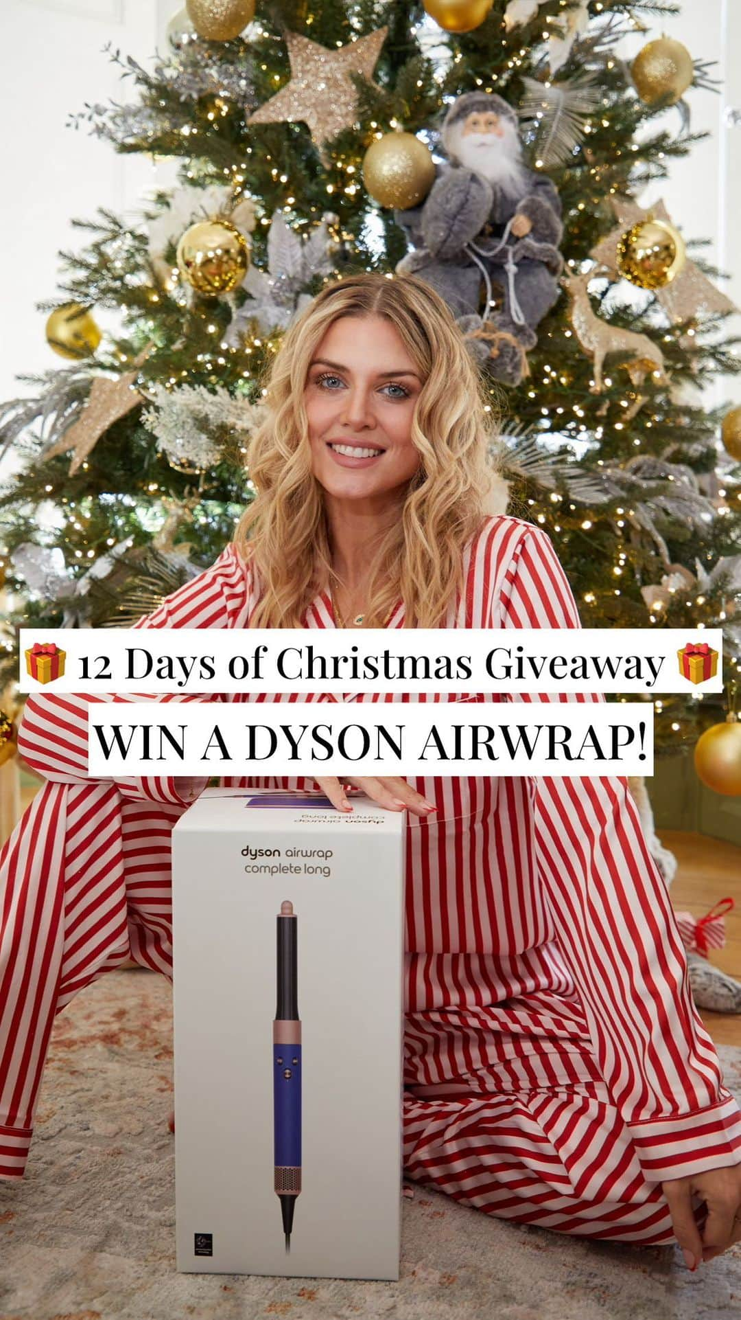 Ashley Jamesのインスタグラム：「**CLOSED** ad ADVENT GIVEAWAY DAY 1: win a Dyson Airwrap 🤶🏼❤️  Ahhh I’m so so excited to kick off my 12 days of Christmas giveaway to give something back to you legends. Honestly, it feels cringey to say but it’s like having loads of mates - lots of you have been here from the single days, you’ve certainly been with me as I navigated the highs and lows of motherhood! Becoming a new mum in lockdown - going through piles and prolapses and incontinence, and supporting me as I have all these career highs. Even just supporting all the work I put up which ultimately leads me to continue to do this as a job - which I have to pinch myself for. This is something I’ve wanted to do every year, and so over the next 12 days I’m going to be giving away nearly £10,000 of amazing gifts. Some small brands, some bigger brands - but all handpicked by me and all brands I genuinely love and use.   So to kick things off I wanted to go BIG: Today you can win a brand new Dyson Airwrap - I just want to say that whilst I’m their ambassador this is not affiliated with Dyson in any way, I bought the airwrap for one of you as so many of you always ask me about them! ❤️  You know how much I *love* the Dyson Airwrap. Genuinely obsessed. It’s saved the quality of my hair over the years, and it’s also the only way I can get a ‘salon level’ blow dry on my own! I’ve always said it’s my favourite beauty item!   So to win: ✨LIKE and COMMENT why you’d love to win and TAG A FRIEND you think would also love to win* ✨You can comment as many times as you like - the winner will be selected by random generator, so the more you comment the more chance of winning! ✨I will announce the winner in 48 hours, announcing on stories and messaging privately asking for your address - and I will do so on this account only. I won’t be asking for bank details so please don’t reply to any fake account if anyone reaches out other than my page.  ✨ Needless to say you must be following me.  ✨ Must be UK based  ✨ Those who dedicate their time being horrible about me and others on gossip websites need not apply. 🤪  The winner will be picked at midday on the 3rd Decemeber! So merry Christmas, thank you, and good luck! ❤️✨」