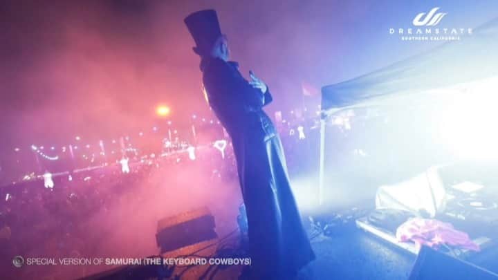 YOJI BIOMEHANIKAのインスタグラム：「This is the breakdown part of a special version of SAMURAI played at Dreamstate SoCal 2023 the other day. I'm considering whether to release it.」