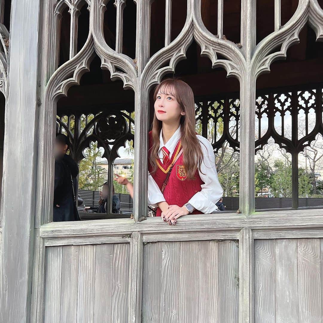中川珠里さんのインスタグラム写真 - (中川珠里Instagram)「ユニバで買ったハーマイオニーの杖やっと使った☺️🎶笑   #ハリーポッタースタジオツアー  #ハリーポッター」12月1日 18時33分 - juri_nakagawa1