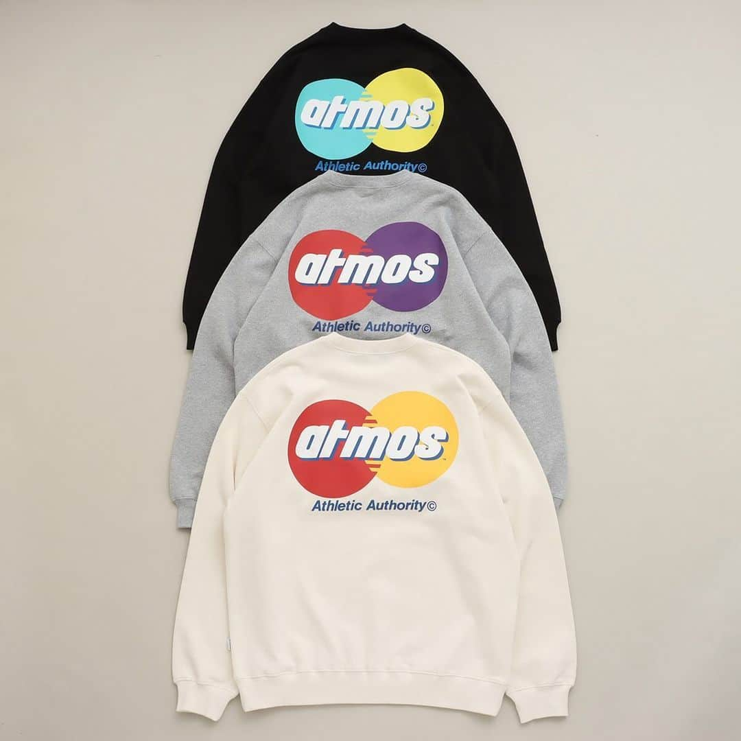 Sports Lab by atmos OSAKAさんのインスタグラム写真 - (Sports Lab by atmos OSAKAInstagram)「. ↓↓↓ 12/2(SAT) RELEASE ATMOS CIRCLE LOGO CREWNECK SWEAT SHIRT MA23H-SW065-WHT/BLK/GRY ¥11,000-(tax included) size : M / L / XL  #atmos #アトモス」12月1日 18時44分 - atmos_lucua_osaka