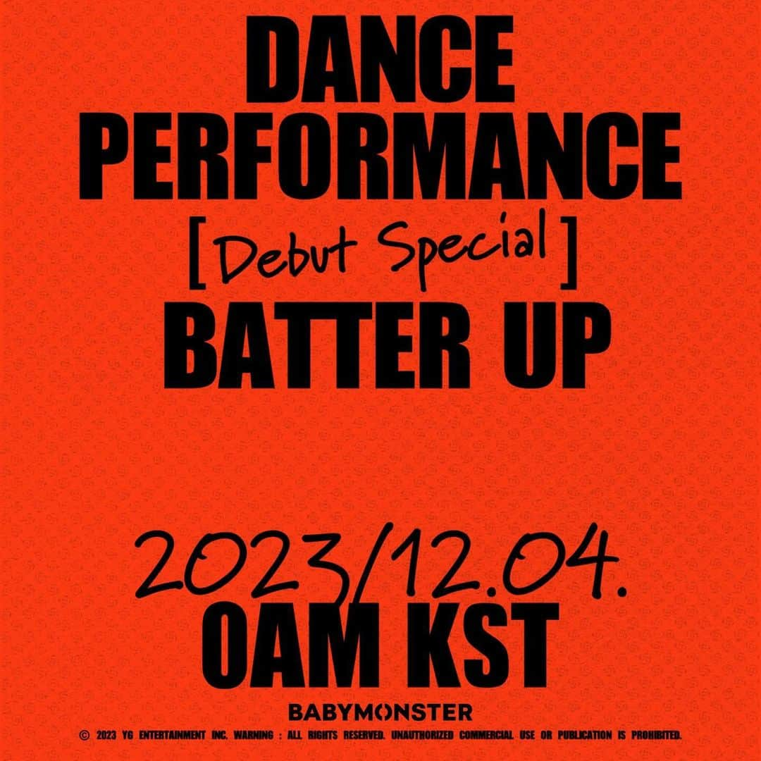 BABYMONSTERのインスタグラム：「BABYMONSTER - 'BATTER UP' DANCE PERFORMANCE (DEBUT SPECIAL) TEASER  #BABYMONSTER #베이비몬스터 #DigitalSingle #BATTER_UP #DANCE_PERFORMANCE #DEBUT_SPECIAL #TEASER #YG」