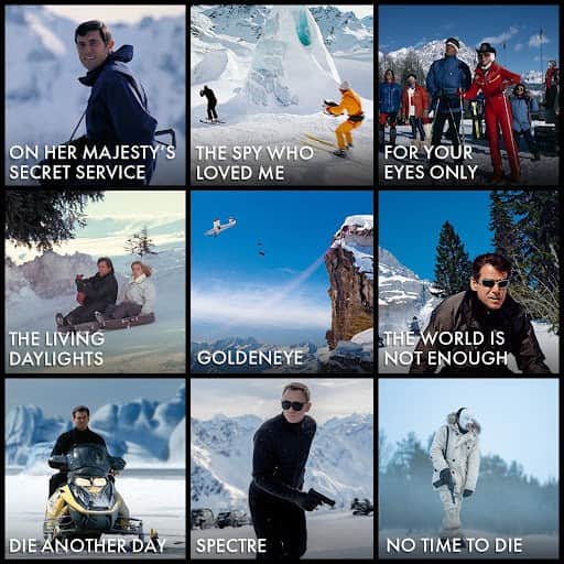 James Bond 007のインスタグラム：「Where would you go on a snowy adventure?」