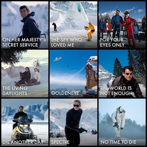James Bond 007のインスタグラム：「Where would you go on a snowy adventure?」