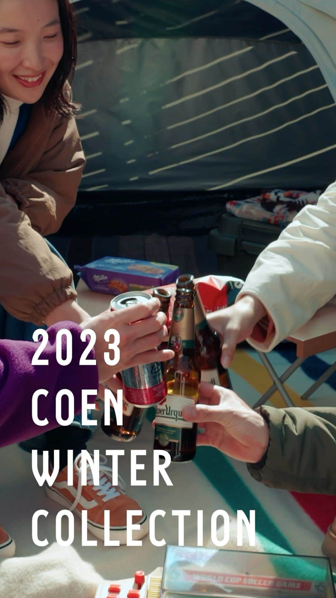 coen コーエンのインスタグラム：「2023COEN  WINTER COLLECTION☃  ＼公開中／️  着る、集う、遊ぶをテーマにした新シリーズ レトロアウトドアスタイルの『Parknikシリーズ⛰』 アウトドアシーンで活躍する、ボアブルゾンや、リバーシブルで着られるアノラックなど種類豊富にラインナップ✨  #coen #コーエン #デイキャンプ #キャンプ #アウトドア #カジュアル #ブルゾン #カジュアルスタイル #アウトドアスタイル #きれいめカジュアル #デニムスタイル」