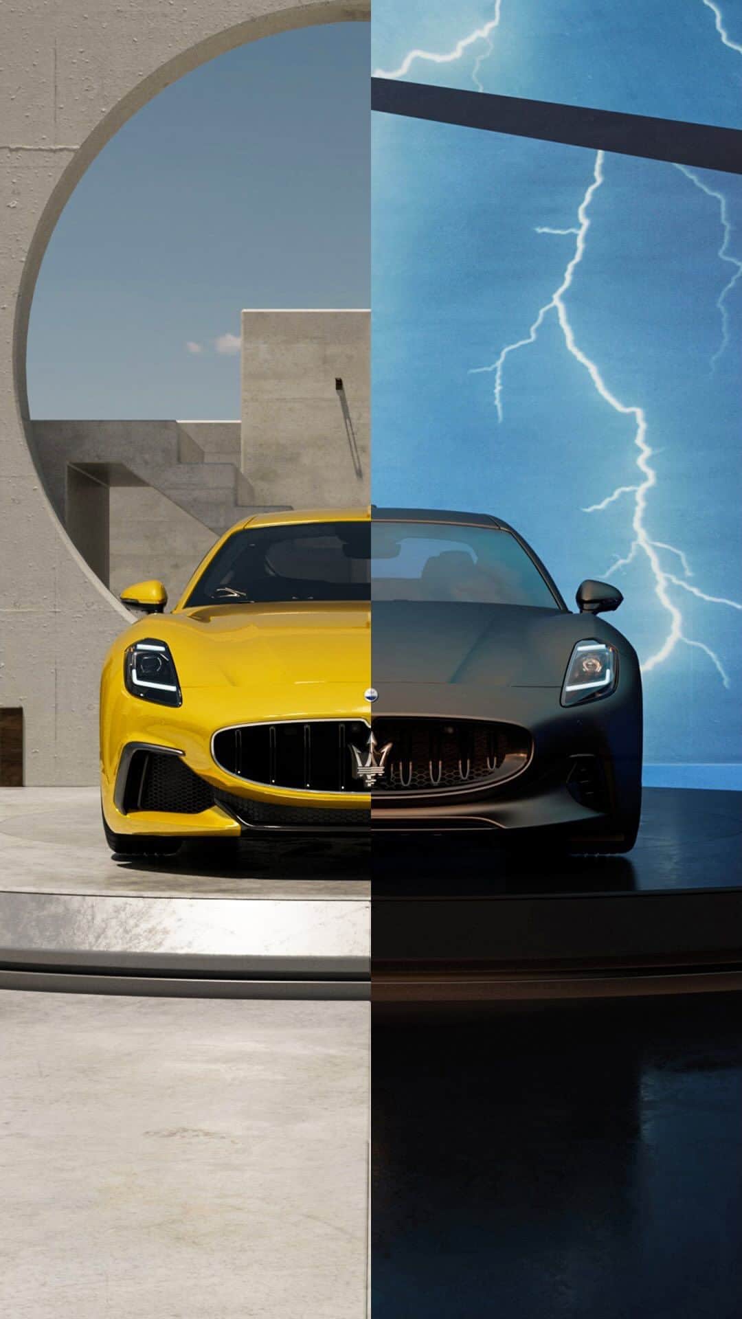 マセラティのインスタグラム：「Happy Birthday, Maserati 🔱  As the years go by, our icons keep evolving. Elegantly powerful and crafted to innovate. Nettuno-powered or Folgore full-electric, GranTurismo is more Maserati than ever. #MaseratiGranTurismo #Maserati」