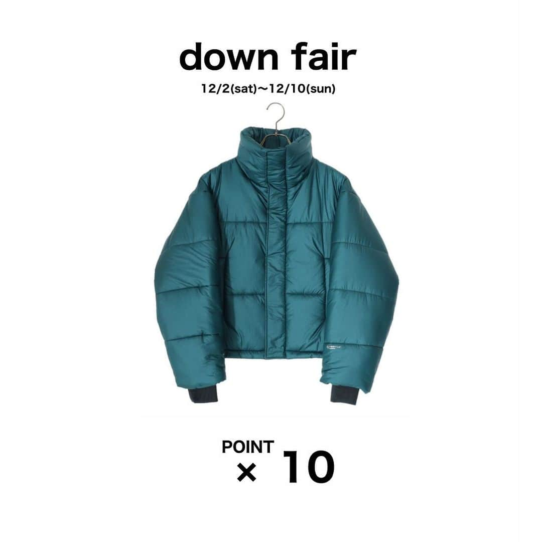 【ANN DE ARKのインスタグラム：「《DOWN FAIR🧥》  12/2(sat)〜12/10(sun)  毎年人気の定番に加え、各店舗スタッフが注目する様々なブランドのダウンアイテム (中綿、シンサレート、プリマロフトなども含む)が、期間中はポイント10倍になります（一部対象外商品あり）！ ぜひこの機会に、ARKnetsでダウンアイテムをゲットして、冬のお出かけをお楽しみください！  詳しくはオフィシャルサイト【ARKnets】にて。 ■商品や通信販売に関しまして ご不明な点がございましたらお気軽にお問い合わせください。 ----------------------------------- オフィシャルサイトの在庫と店頭在庫は共有しております。 商品に関しましては、お気軽にコメントや店舗までお問い合わせください。 ⬇︎⬇︎⬇︎ @ann_de_ark  @arknets_official ⁡  #栃木 #宇都宮 #ショップ #セレクトショップ　#arknets #anndeark  ----------------------------------」