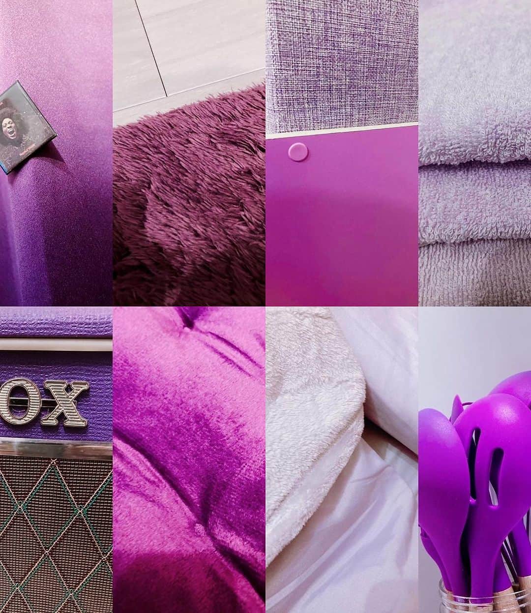 大久保初夏さんのインスタグラム写真 - (大久保初夏Instagram)「家の中紫だらけ  #なにもかも #パープル #purple #all #家具 #雑貨 #プライベート #紫」12月1日 20時20分 - shokaokubo