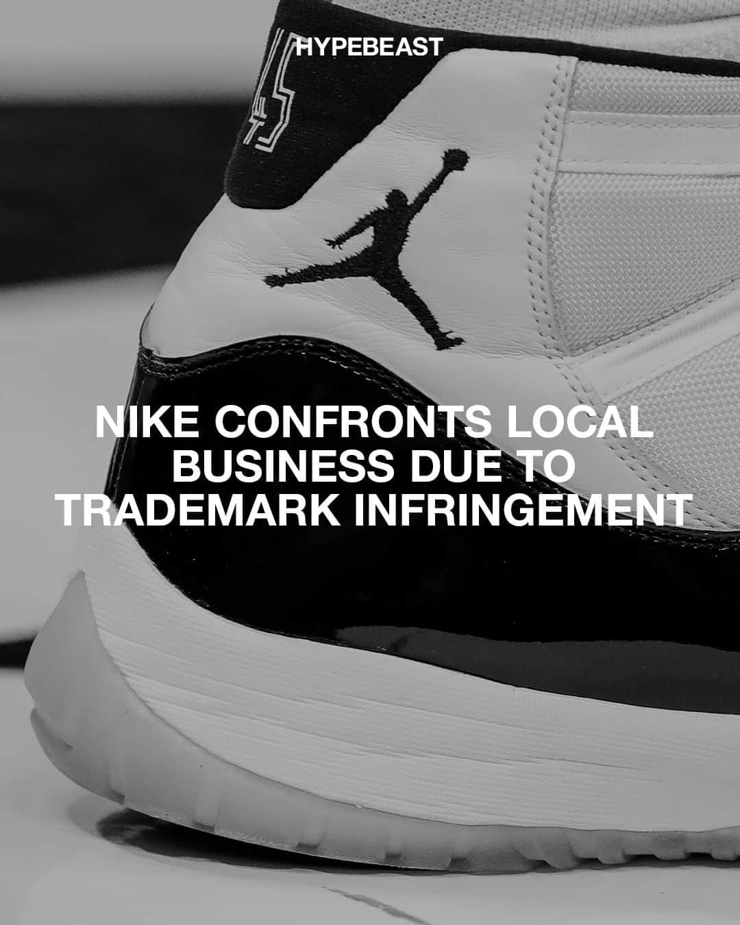 HYPEBEASTのインスタグラム：「@jumpman23 has sent multiple cease and desist letters to a Colorado business owner for trademark infringement utilizing a similar logo to the Jumpman.⁠ ⁠ Skimann LLC owner Stephen Fucik created a clothing brand for winter sports enthusiasts, filing for an official trademark at the U.S. Patent and Trademark Office (USPTO) in 2020. Over time, after the local business had made a name for itself through online sales, Nike sent a “voluntarily cancel” letter over his trademark. ⁠ ⁠ Fucik insists he had no intention of infringing on Nike's trademark stating: "I don't know how they found out about me. "I know they have a team of lawyers that this is what they do is peruse the internet, and look up, you know, small businesses."⁠ ⁠ Fucik has attempted to negotiate with Nike but has not heard back. He has no plans to give up his logo.⁠ Photo: Getty Images」