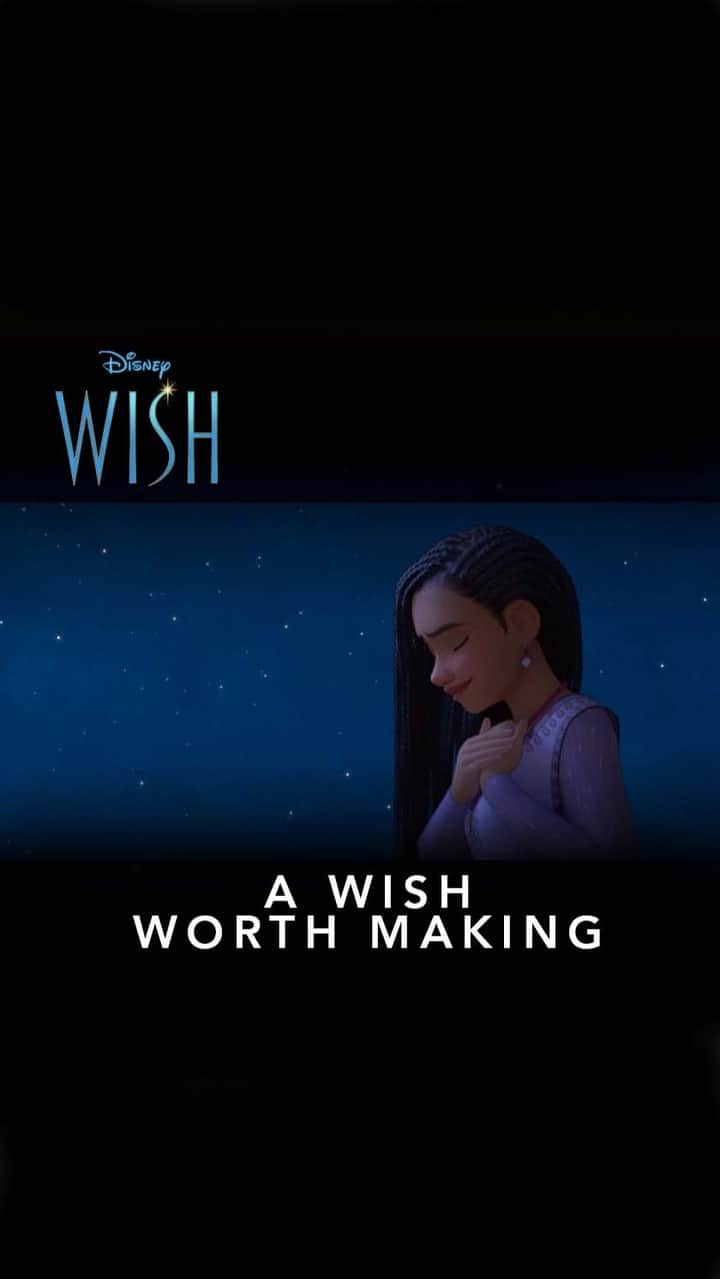 Disneyのインスタグラム：「100 years of wishes worth making. ✨💫   Check out "A Wish Worth Making" from Disney's #Wish.」