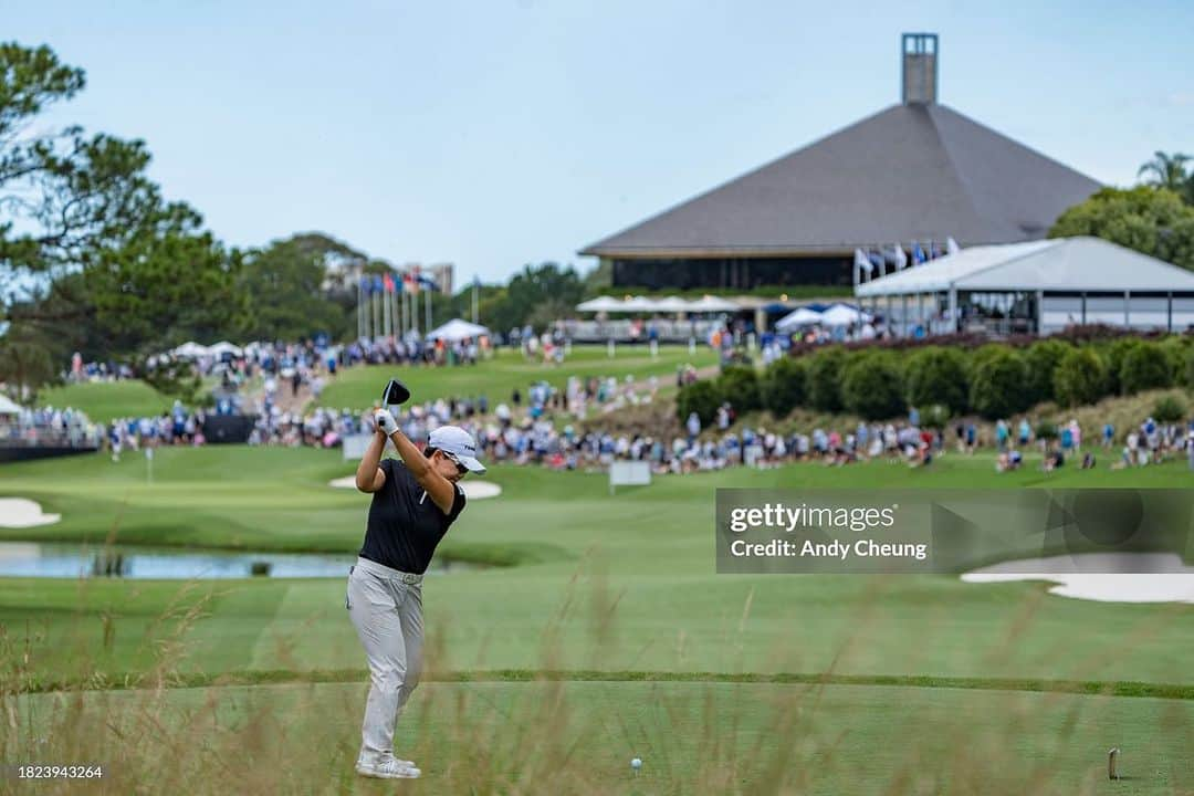 シン・ジエさんのインスタグラム写真 - (シン・ジエInstagram)「Australia Open 2023 #ausopengolf  Great course, Fun Crowd  Bring on Sunday!! Come On!!!!!😆🇦🇺」12月2日 6時59分 - jiyai_shin