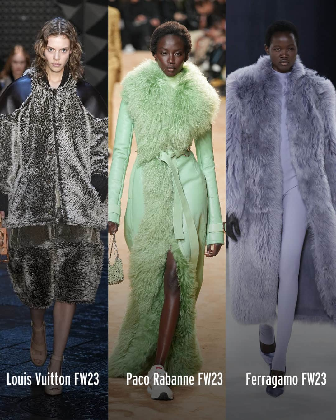 Fashion Weekさんのインスタグラム写真 - (Fashion WeekInstagram)「It's December 1st ❄️ So, it's only right that we supply you with our compilation of the coziest runway looks from Fall/Winter 2023 shows in #Paris and #Milan. Enjoy <3」12月2日 8時05分 - fashionweek