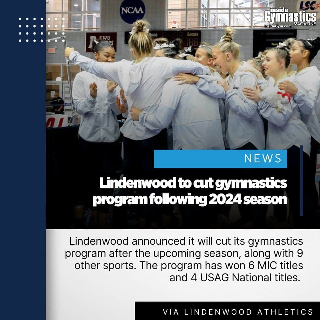 Inside Gymnasticsのインスタグラム：「Devastating news out of Lindenwood.」