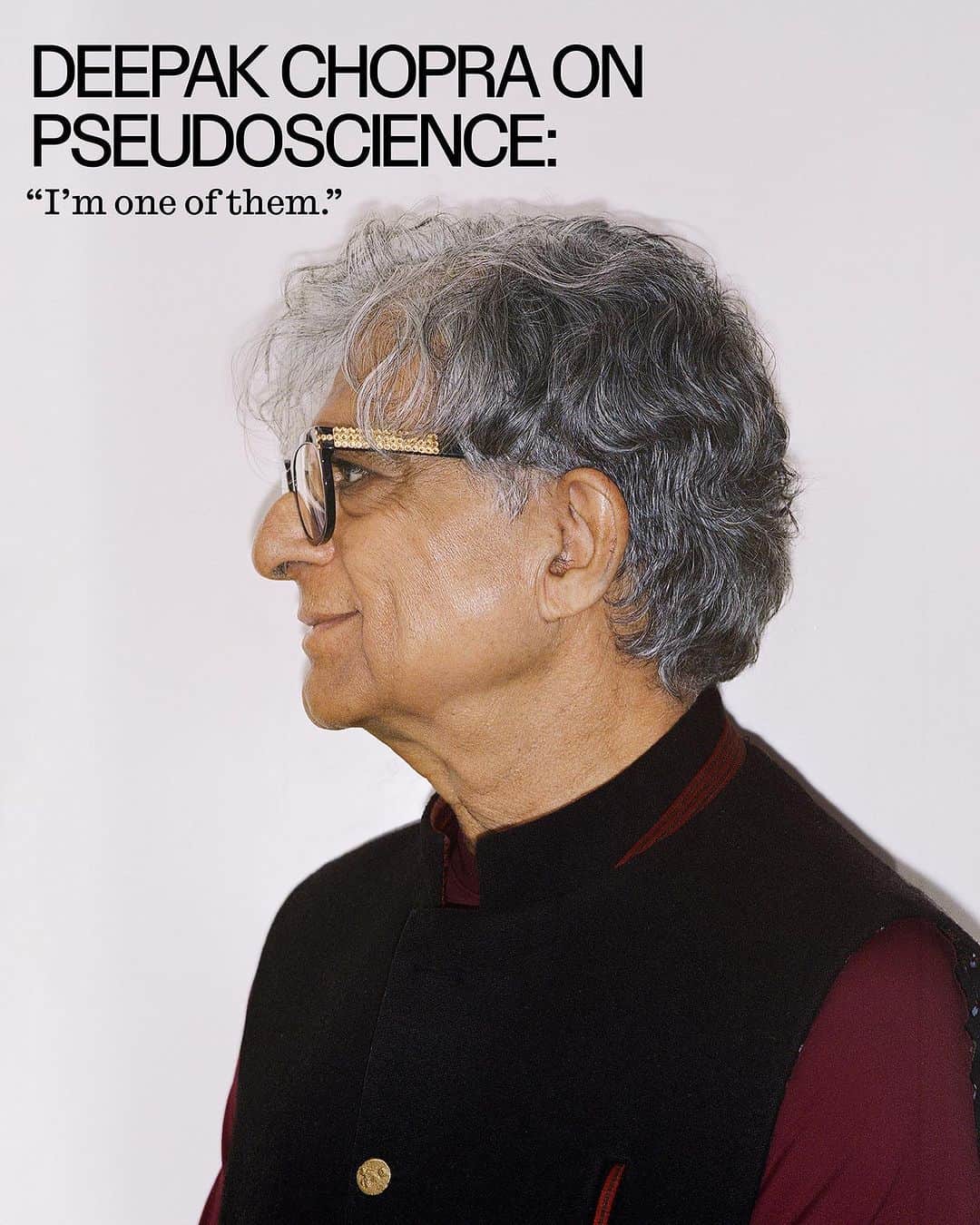 INTERVIEW Magazineさんのインスタグラム写真 - (INTERVIEW MagazineInstagram)「Author, TV personality, and legendary wellness prophet @deepakchopra joins us for our Winter issue to sound off on aliens, artificial intelligence, Madonna, and more 🧘 link in bio.   Photography by @mark_peckmezian  Set design: @mikefeswick」12月1日 23時03分 - interviewmag