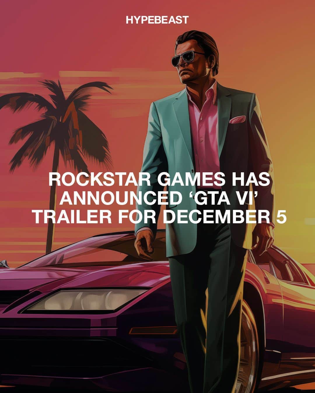 HYPEBEASTのインスタグラム：「@rockstargames has officially announced the trailer 1 date for its highly anticipated next installment of the 'Grand Theft Auto' franchise set to take place on December 5 at 9 AM EST.⁠ Photo: Rockstar Games」