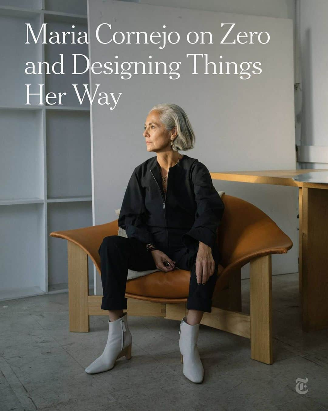 New York Times Fashionのインスタグラム：「The designer Maria Cornejo is receiving the lifetime achievement award from the Council of Fashion Designers of America after 25 years without even being nominated.  Cornejo has stayed away from trends and paid celebrity ambassadors. She has avoided all the things designers are now expected to do as they become so-called creative directors, and fashion brands become content providers in the realm of globe-straddling entertainment.  “I never meant to be a rebel,” said Cornejo in an interview with The New York Times. “It was more just doing my stuff in a quiet way that I believed was best. I’m quite stubborn. I wanted to make wearable clothes that would feel good, but I didn’t want boring mom clothes. The goal was to have a great collection, be able to pay everybody on time. Pay myself. Be home to see my kids. And have a vacation every once in a while.”  She is, by that measure, a great success. Michelle Obama wore Cornejo’s designs when she was first lady and invited her to be part of a fashion workshop at the White House. Her customers also include the actresses Tilda Swinton and Laura Linney, and the model-turned-activist Christy Turlington.  Tap the link in our bio to read more from @vvfriedman about @zeromcornejo. Photo by @celestesloman」