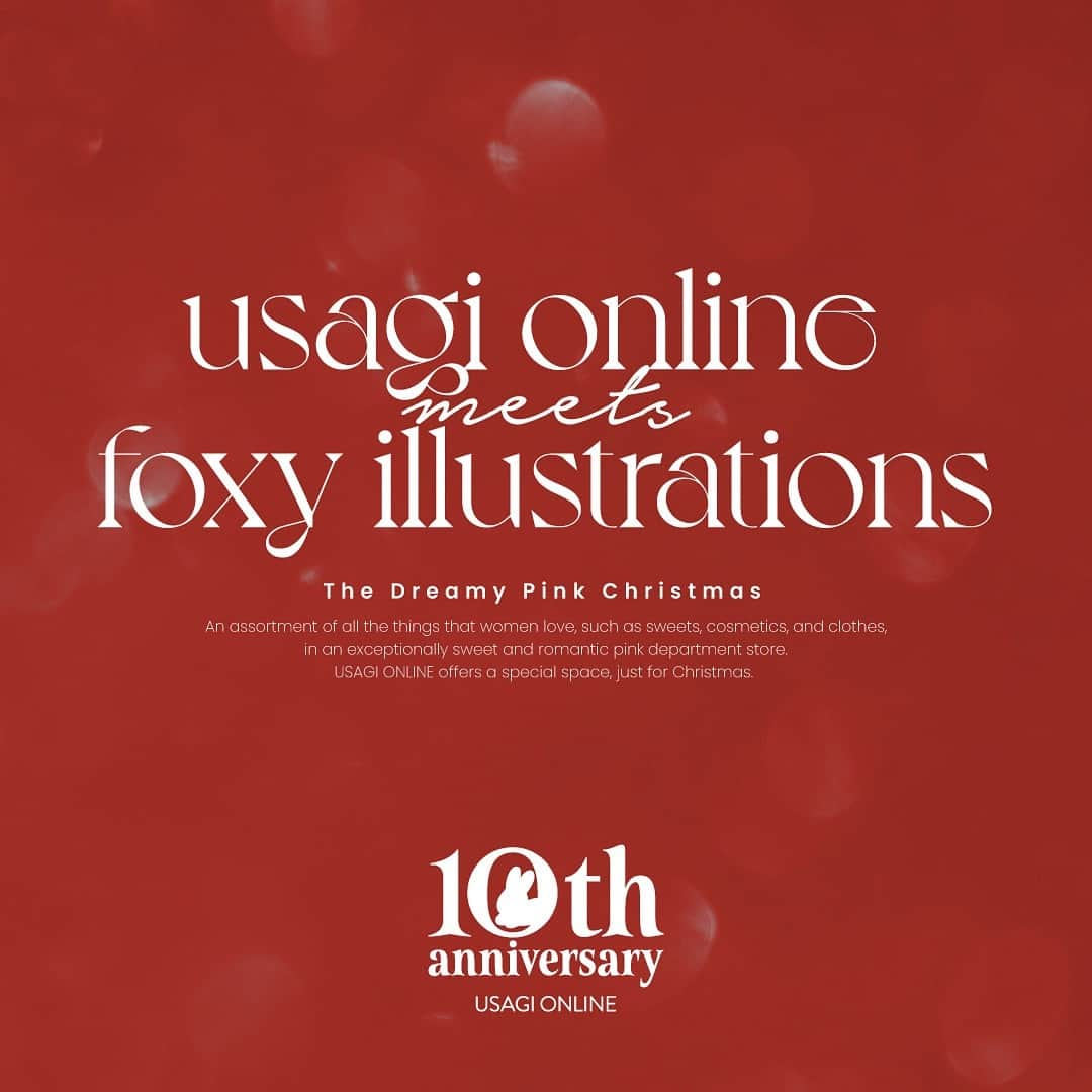 USAGI ONLINEさんのインスタグラム写真 - (USAGI ONLINEInstagram)「【USAGI ONLINE 10th anniversary】   10年分の感謝の気持ちをこめて…  今年1年間にわたり行っている10個のサプライズ企画 【USAGI ONLINEがお客様に楽しんでもらいたい 10のコト】  第9弾は、 ホリデーシーズンにぴったりなfoxy illustrations ( @____foxy____ )× USAGI ONLINEの コラボレーションアイテムをお届け！  #usagionline #ウサギオンライン #usagionline_10th #foxyillustrations」12月1日 23時59分 - usagionline