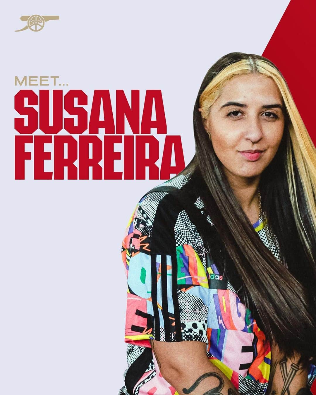 Arsenal Ladiesのインスタグラム：「Born and raised in north London, @susana_rf was always bound to be a Gooner.   Get to know Susana - a photographer, supporter and member of the Arsenal family ❤️」