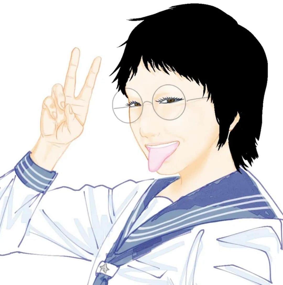 SUZUKAさんのインスタグラム写真 - (SUZUKAInstagram)「YEAH🎂 #atarashiigakko_art 💋 22✌🏻✌🏻 🤭🤪 Let's GOOD🤞🏻🤞🏻」12月2日 1時02分 - suzuka_leaders