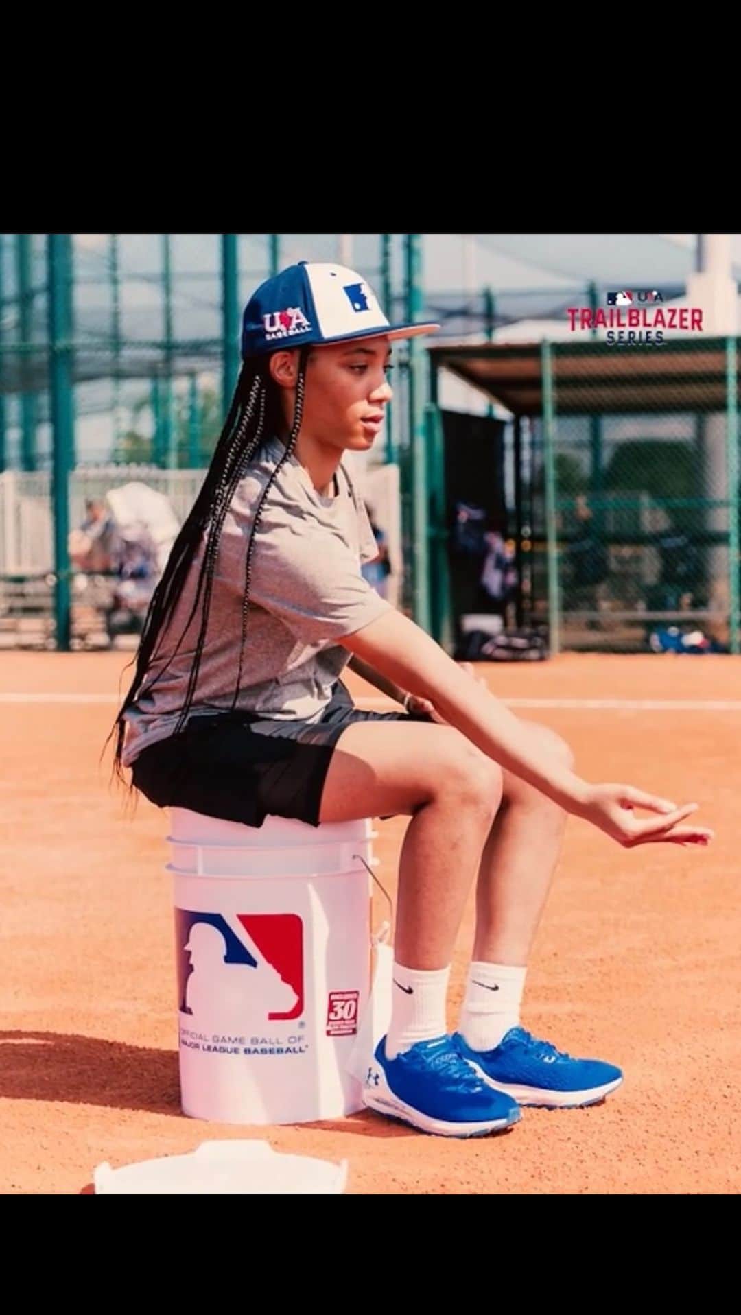 のインスタグラム：「Mo’ne Davis — a true Trailblazer herself — shares her experience coaching at the MLB Trailblazer Series!⚾️  Registration ends TODAY (12/1).  ⬆️Link in the MLB Develops bio for more information!」