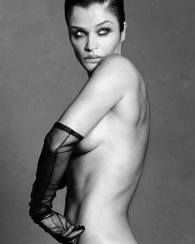 エルマンノシェルヴィーノのインスタグラム：「Magnetic @helenachristensen shot by @luigiandiango for @vanityfairitalia.」