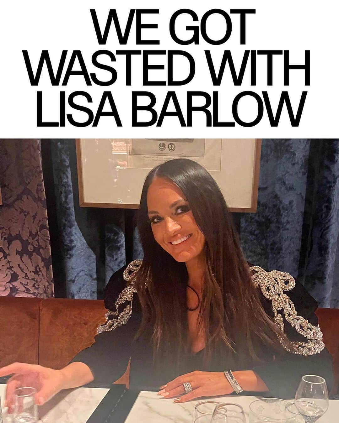 INTERVIEW Magazineのインスタグラム：「Tequila connoisseur and RHOSLC star @lisabarlow14 joins us at the Ritz Carlton to talk agave, trauma, and her glam squad MELTDOWN in Palm Springs 🫗 link in bio.」