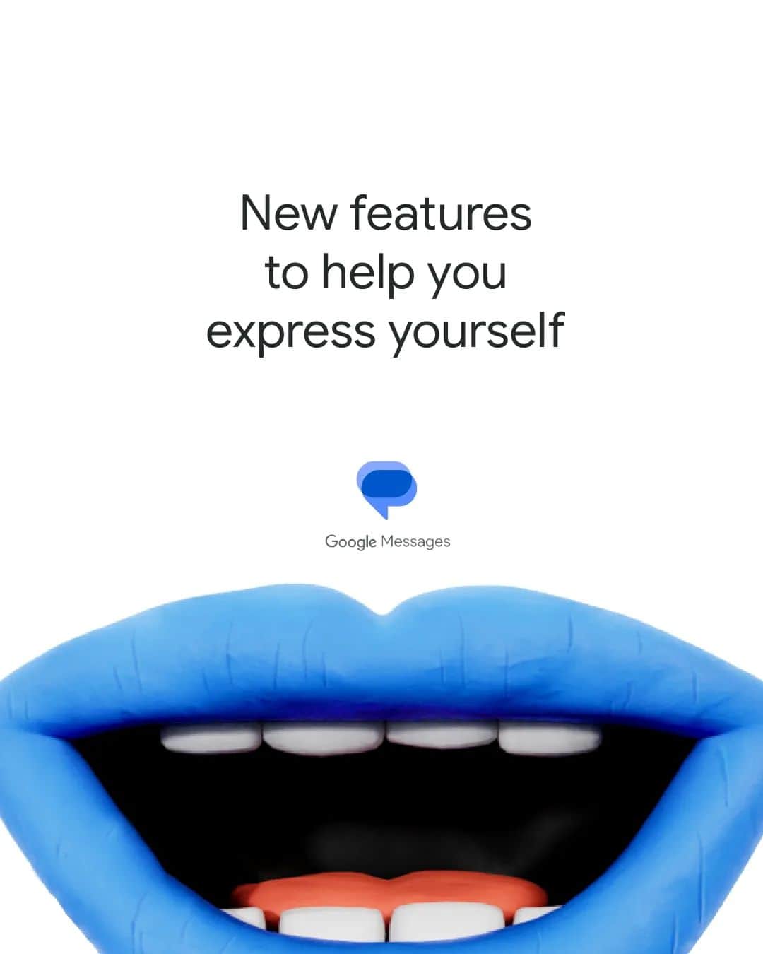 Androidのインスタグラム：「Next time you text, make sure it’s the real you coming through. Text It Like You Talk It with new features on Google Messages 👄 #TextItLikeYouTalkIt」