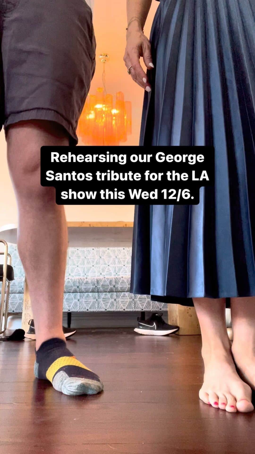 ブライアン・サフィのインスタグラム：「See ya Santos! Our original song will get its West Coast premiere  this Wednesday12/6 at the Elysian. Ticket link in bio! #georgesantos #santos @napspod」