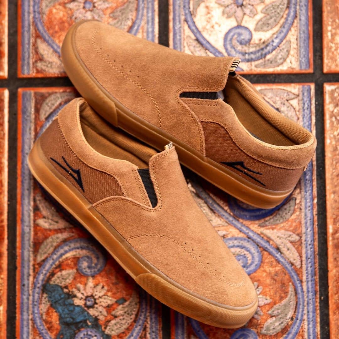 ラカイリミテッドフットウェアのインスタグラム：「Owen VLK in Walnut/Gum Suede 🌰 Available now at skate shops and Lakai.com #Lakai」