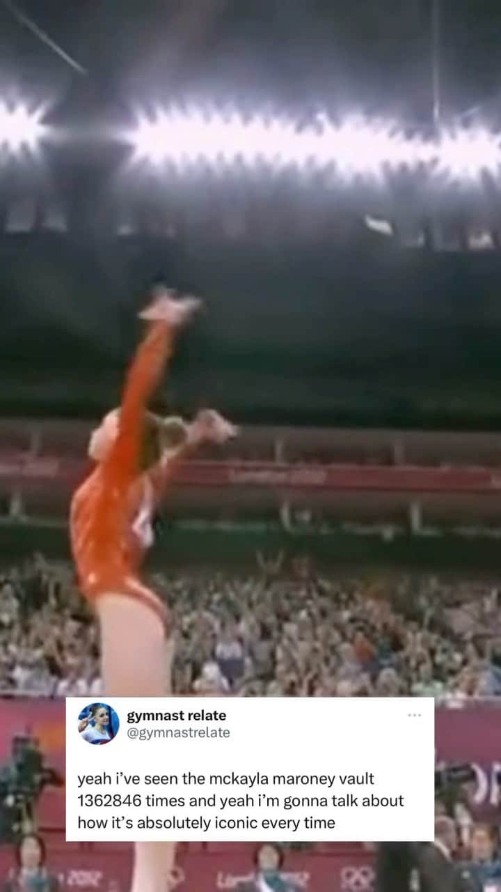 Inside Gymnasticsのインスタグラム：「This routine never gets old!   #gymnastics #perfectvault #mckaylamaroney」