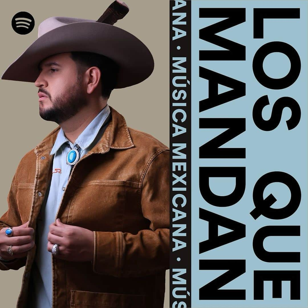 エデン・ムーニョのインスタグラム：「Que perra se ve la portada de Los Que Mandan en @spotifymexico no? 😏 Jalense de una a escuchar “Pudiste pero no quisiste” por allá plebes 🫠🥃」