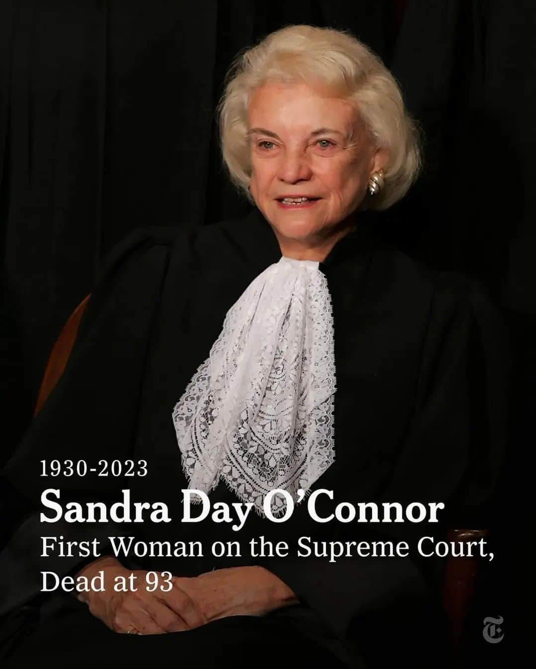 ヴィオラ・デイヴィスのインスタグラム：「RIP to the trailblazer Sandra Day O'Connor. Thank you for busting open the doors....your intelligence, vision.....You made us girls feel worthy. Rest well Queen... ・・・ Sandra Day O’Connor, the first woman on the U.S. Supreme Court, a rancher’s daughter who wielded great power over American law from her seat at the center of the court’s ideological spectrum, died on Friday in Phoenix. She was 93.  Although William Rehnquist, her Stanford Law School classmate, served as chief justice during much of her tenure, the Supreme Court during that crucial period was often called the O’Connor court, and Justice O’Connor was referred to, accurately, as the most powerful woman in America.  Very little could happen without Justice O’Connor’s support when it came to the polarizing issues on the court’s docket, and the law regarding affirmative action, abortion, voting rights, religion, federalism, sex discrimination and other hot-button subjects was basically what Justice O’Connor thought it should be.  Tap the link in our bio to read the full obituary. Photos by @nytmills, George Tames/The New York Times and D. Gorton/The New York Times  🔄@nytimes」