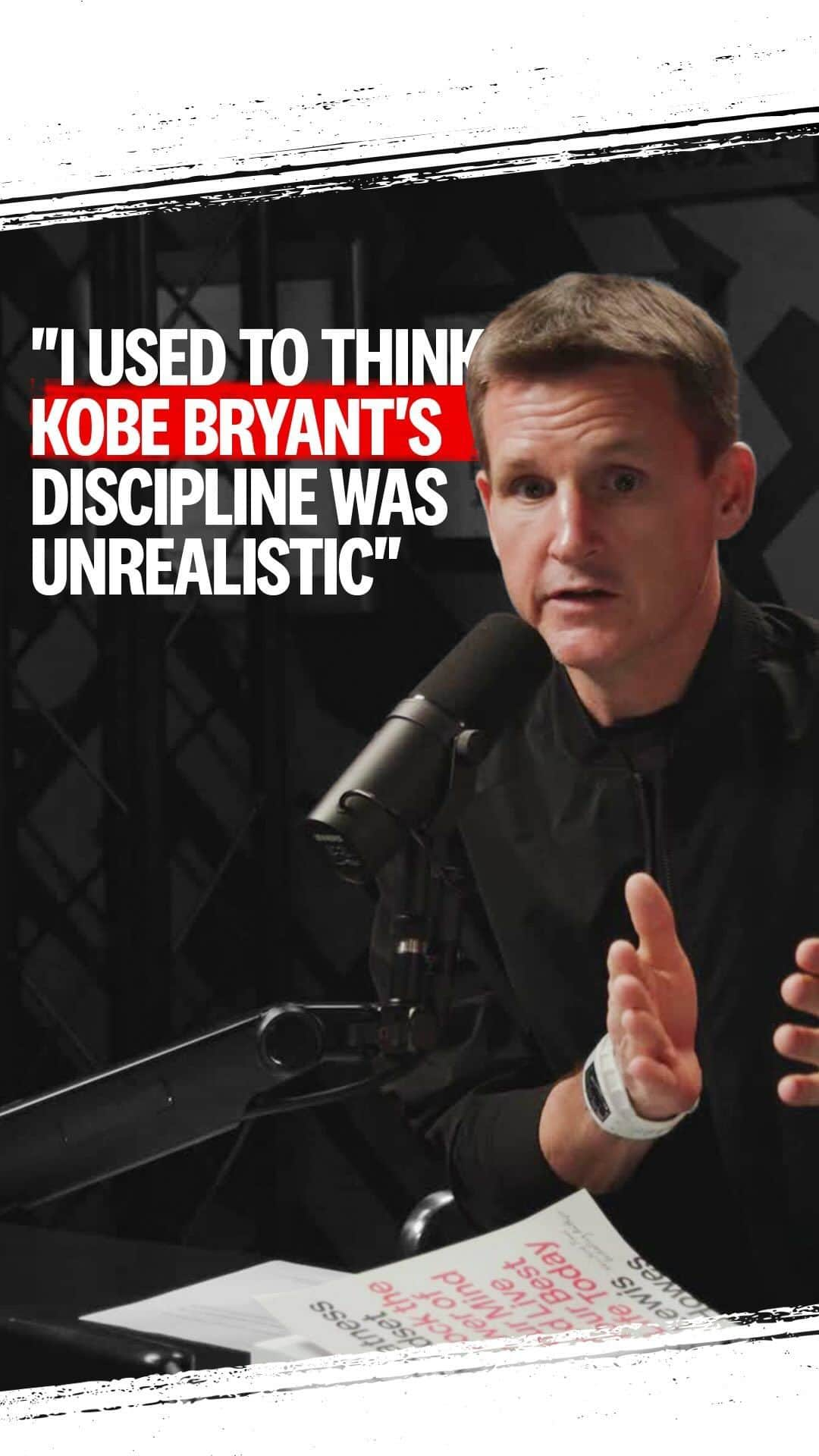 ロブ・ディアデックのインスタグラム：「I once believed that Kobe Bryant’s level of discipline was too extreme.  But my perspective completely shifted after I experienced the power of consistency and compounding effect.   #BuildWithRob Episode 89」