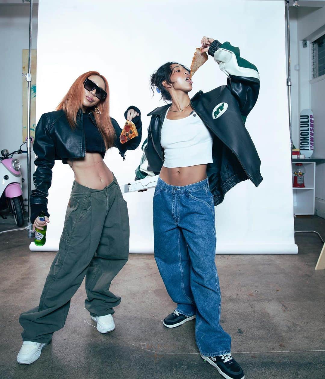 ケリア・モニーツのインスタグラム：「5pm tonight join @marristea and I as we launch a very special collection of work From Japan to Honolulu. 70 piece Re-worked Vintage collection. We had a vision and it’s been birthed. COULDN’T BE MORE PROUD OF THIS !!! Come shop and sip with @drink.summerclub and if you’re feeling frisky get a flash tattoo by @nikki_ink_ & @astrophys.inks FIRST COME FIRST SERVE.」