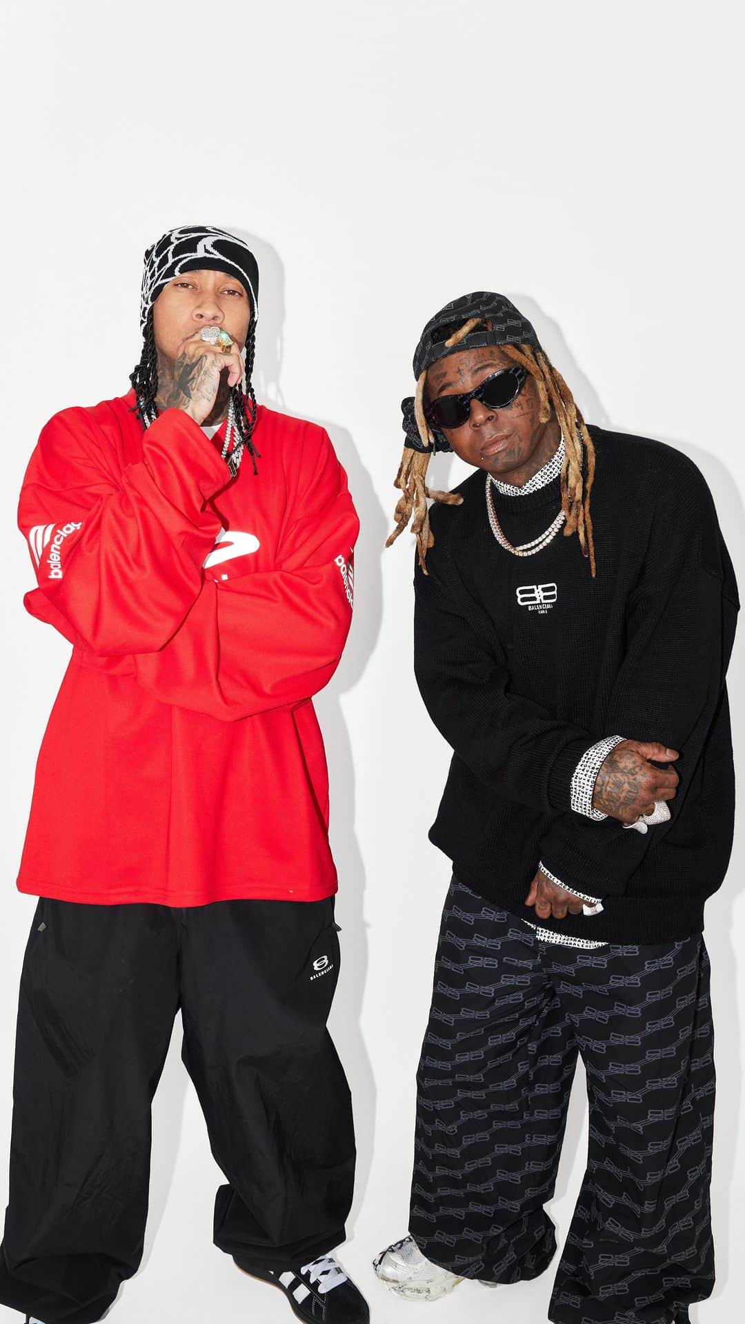 タイガのインスタグラム：「@liltunechi never misss w them feats😮‍💨 #youngmoneyradio ep out now @applemusic」