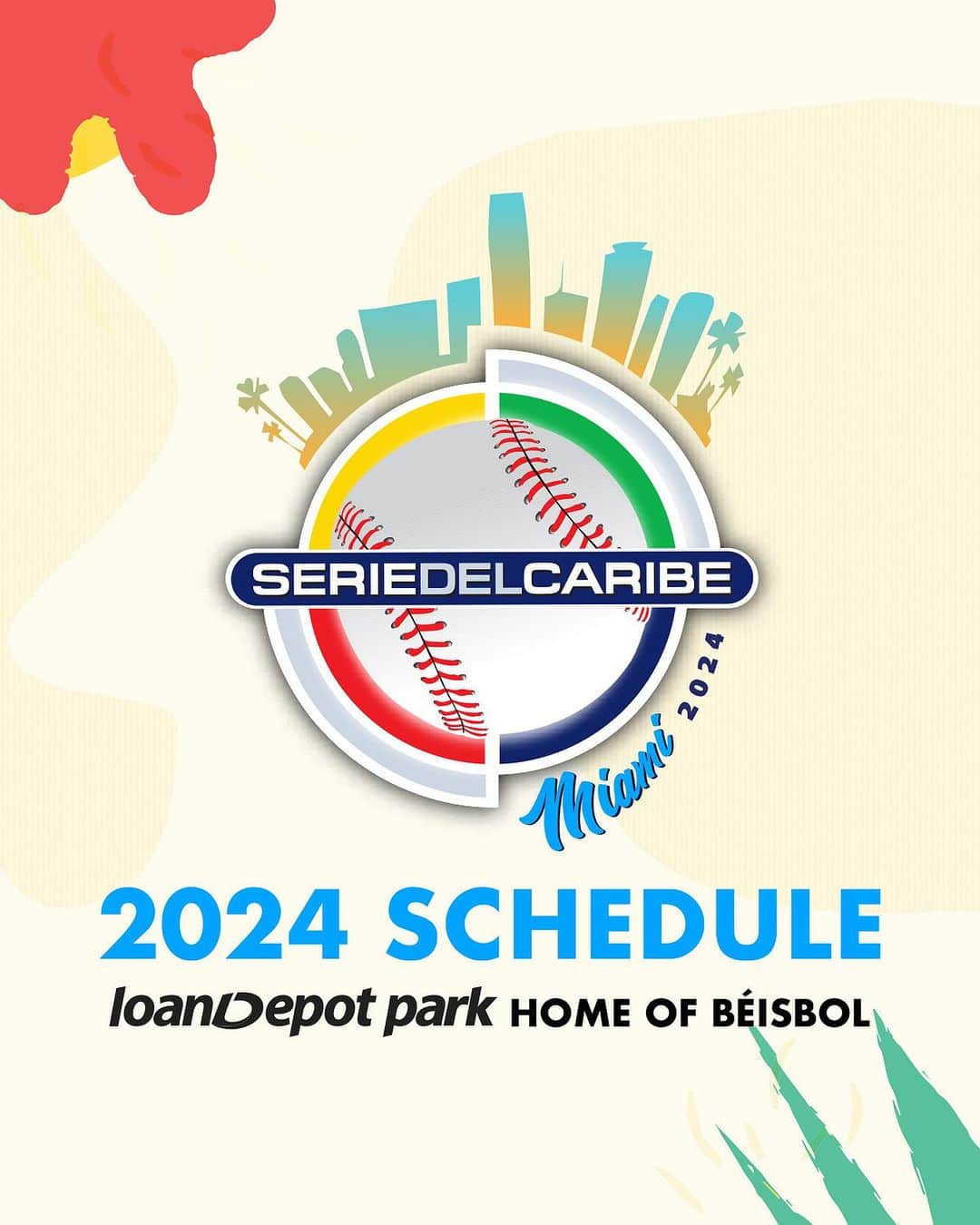 マイアミ・マーリンズのインスタグラム：「Serie del Caribe takes over Miami.   No te lo pierdas. Tickets available through our IG story. 👏」